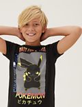 T-shirt van puur katoen met Pokemon™-motief (6-16 jaar)