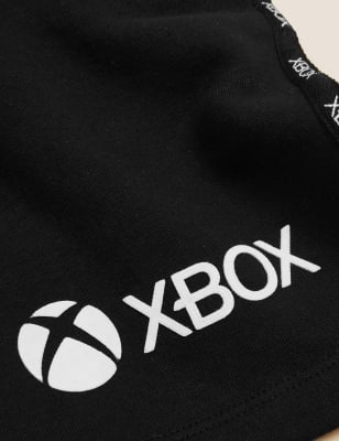 

M&S Collection Shorts mit hohem Baumwollanteil und Xbox™-Motiv (6-16 J.) - Black, Black