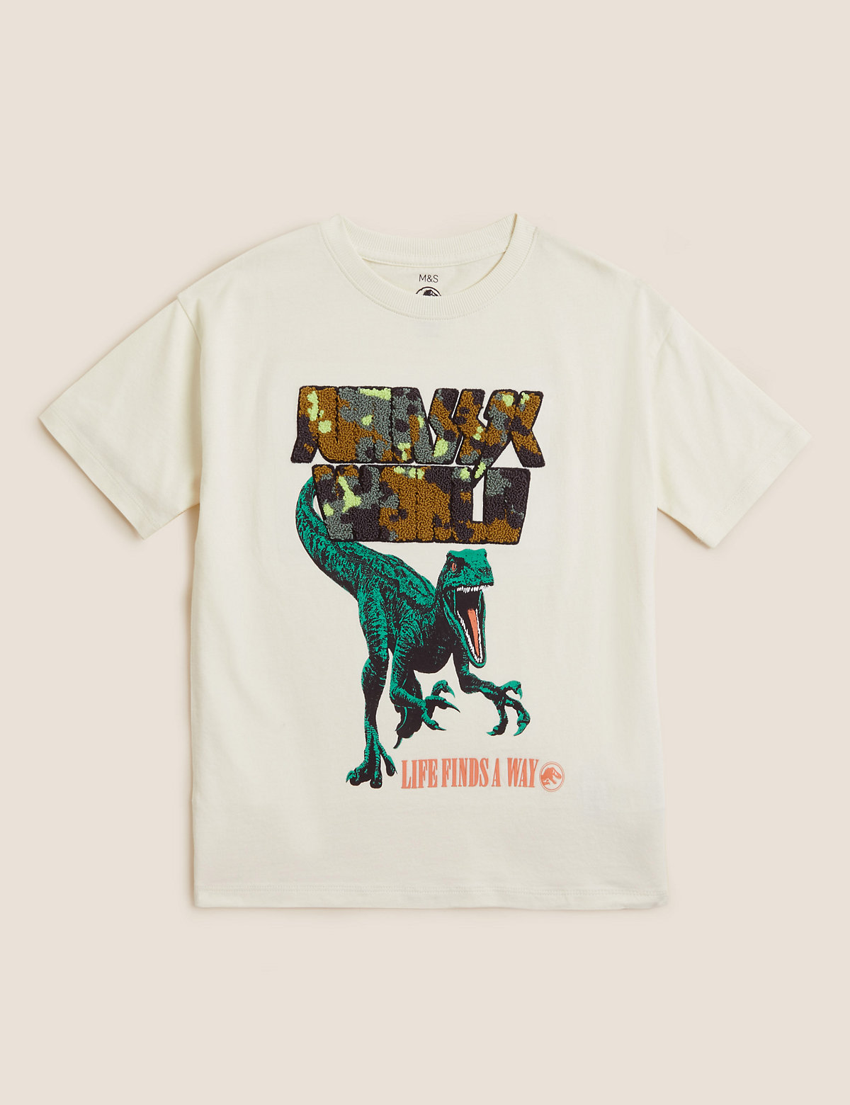 Jurassic World™ Pure Cotton T-Shirt (6-16 Yrs)