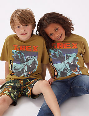 纯棉 Jurassic World™ T 恤（6 - 16 岁）