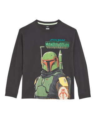 

M&S Collection Top 100% algodón de The Mandalorian™ de Star Wars™ (6-16 años) - Carbon, Carbon
