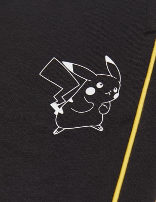 

M&S Collection Jogginghose mit hohem Baumwollanteil und Pokémon™-Motiv (6-16 J.) - Black Mix, Black Mix