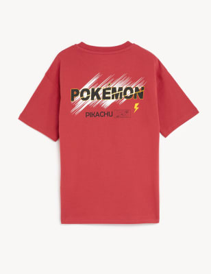 

Boys M&S Collection Pure Cotton Pokémon™ T-Shirt (6-16 Yrs) - Red Mix, Red Mix