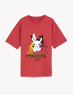 POKEMON - T-Shirt Black Eevee KIDS (158/164) : : T