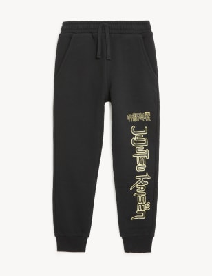 

M&S Collection Pantalón deportivo de algodón de Jujustu Kaisen™ (6-16 años) - Black, Black