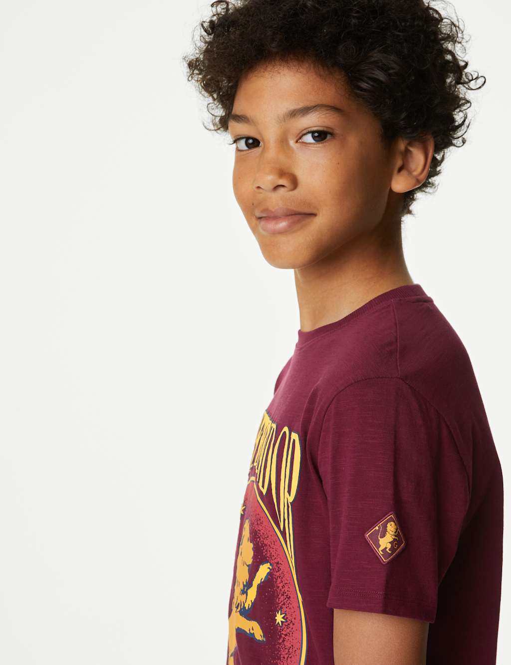 Pure Cotton Harry Potter™ Slytherin T-Shirt (6-16 Yrs) image 3