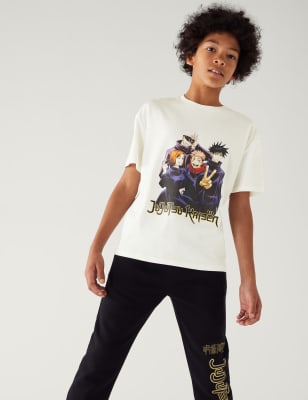 

Boys M&S Collection Pure Cotton Jujutsu Kaisen™ T-Shirt (6-16 Yrs) - Blue Mix, Blue Mix