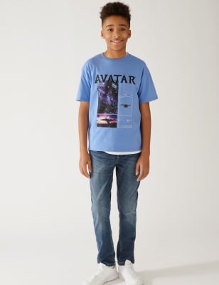 

Boys M&S Collection Pure Cotton Avatar™ T-Shirt (6-16 Yrs) - Dusty Blue, Dusty Blue