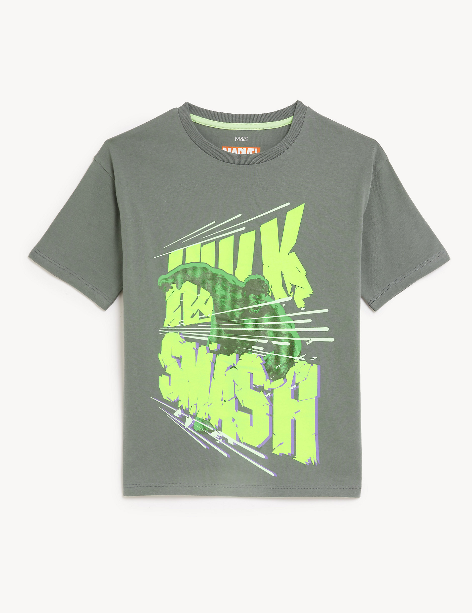 Pure Cotton Hulk™ T-Shirt (6-16 Yrs)