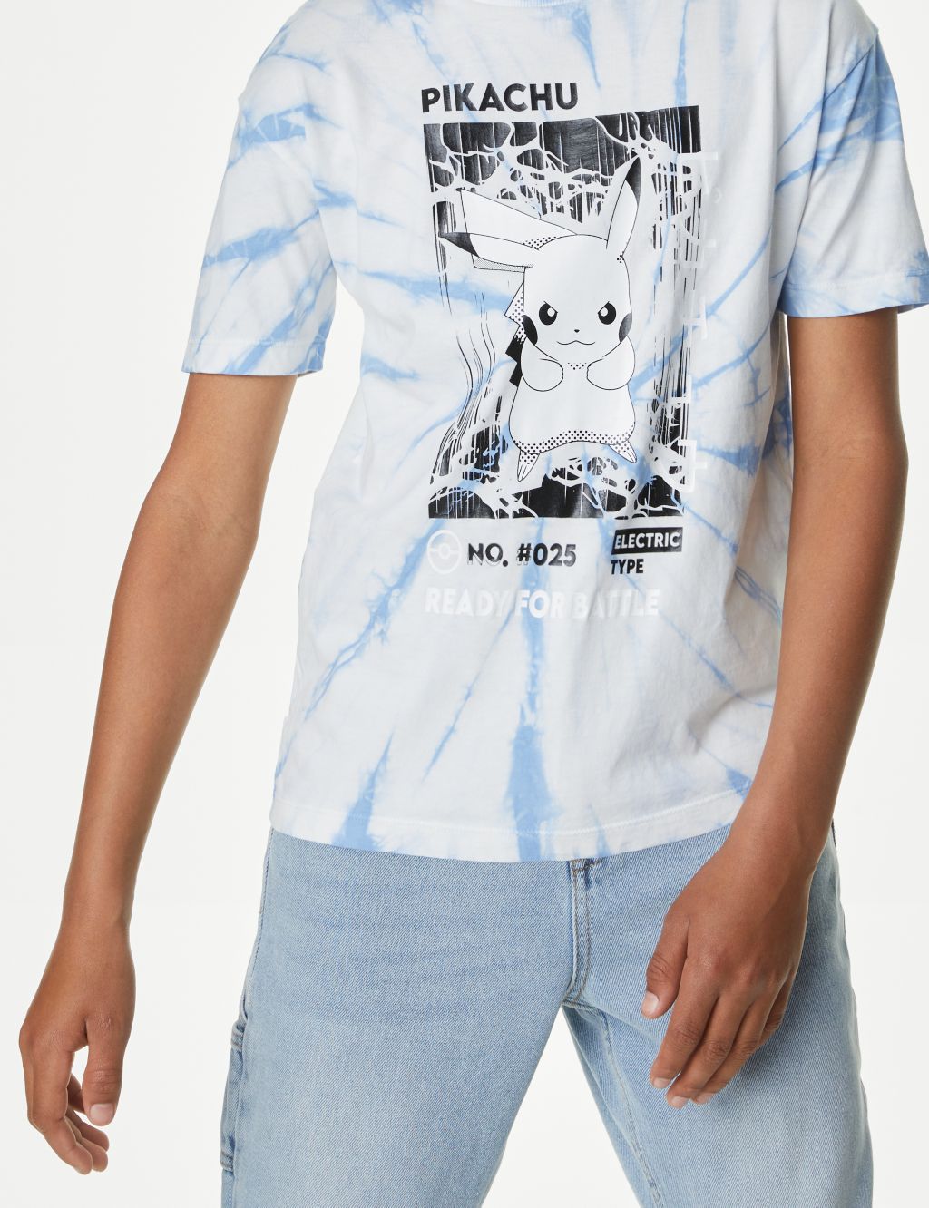 Pure Cotton Pokémon™ Tie Dye T-Shirt (6-16 Yrs) image 2