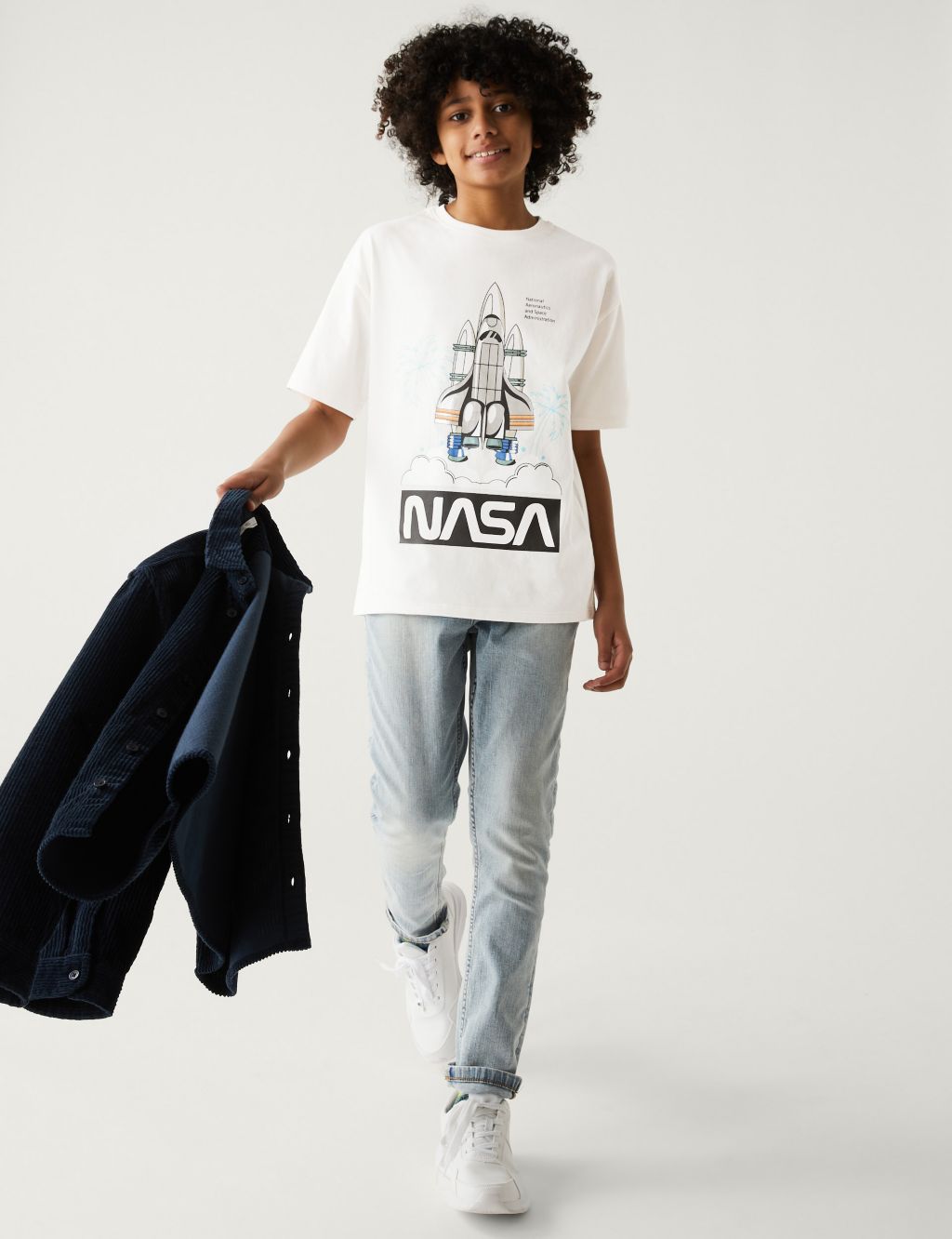 Pure Cotton NASA™ T-Shirt (6-16 Yrs) image 1