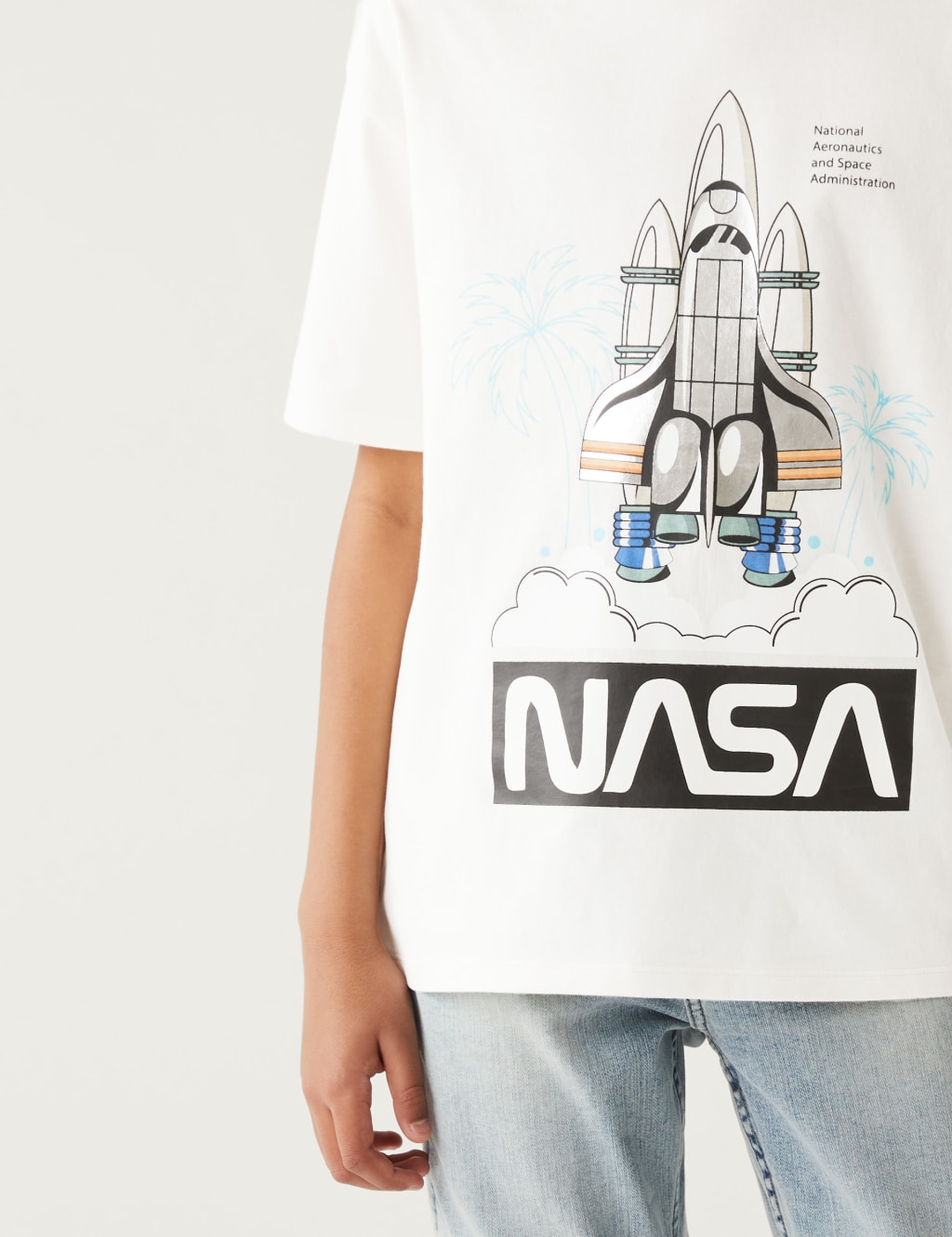 Pure Cotton NASA™ T-Shirt (6-16 Yrs) image 3