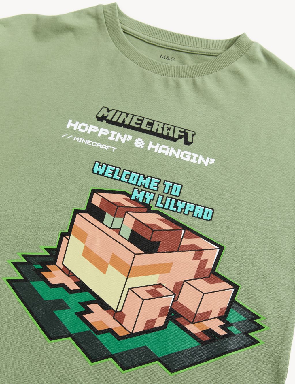 Pure Cotton Minecraft™ Frog T-Shirt (6-16 Yrs) image 5