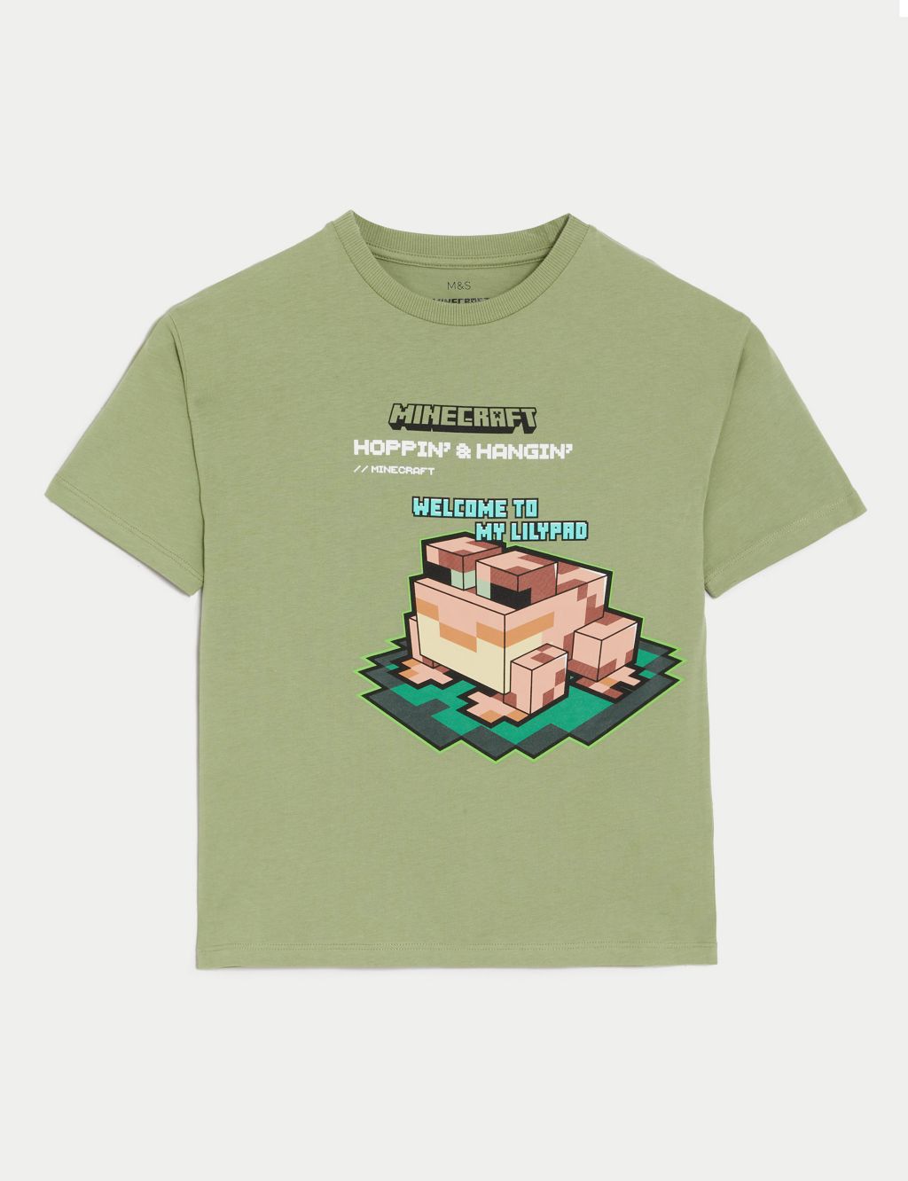 Pure Cotton Minecraft™ Frog T-Shirt (6-16 Yrs) image 2