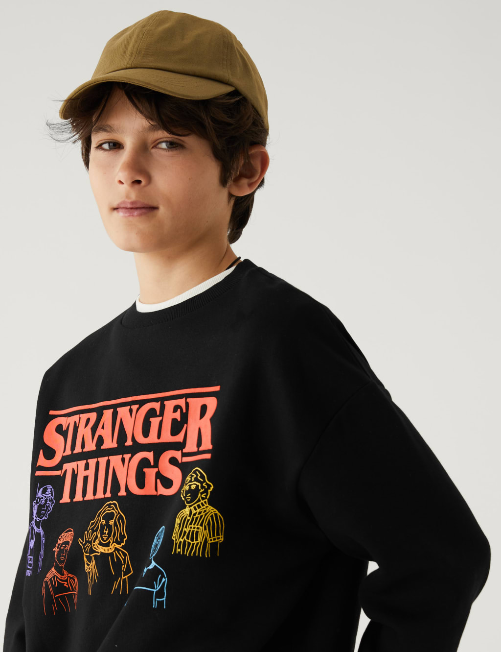 Cotton Rich Stranger Things™ Sweatshirt (6-16 Yrs) image 2