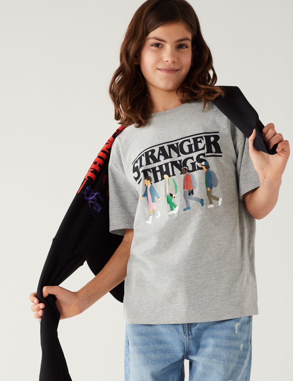 Cotton Rich Stranger Things™ T-Shirt (6-16 Yrs) image 1