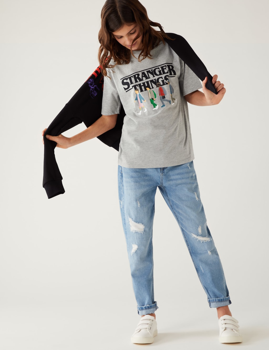 Cotton Rich Stranger Things™ T-Shirt (6-16 Yrs) image 2