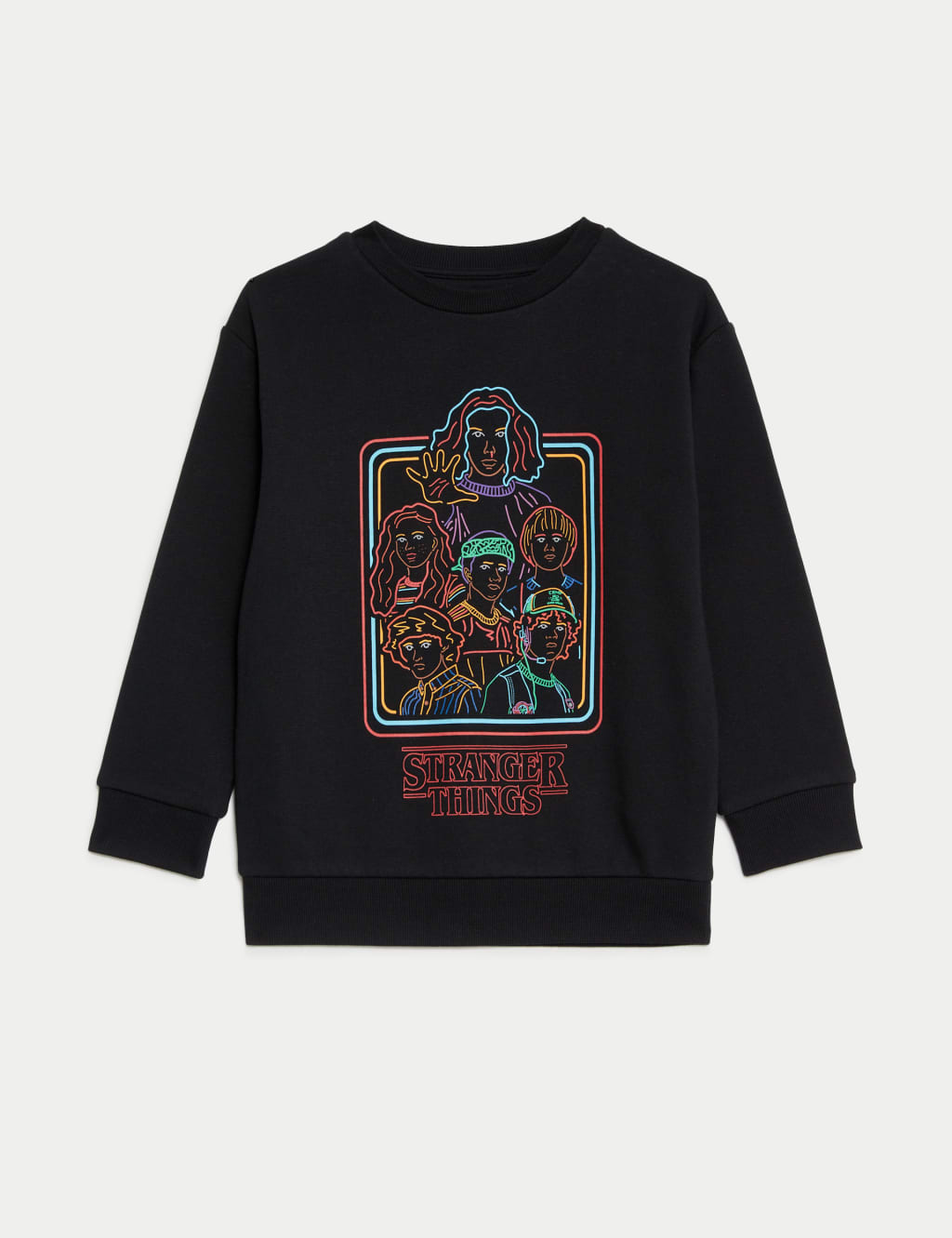 Cotton Rich Stranger Things™ Sweatshirt (6-16 Yrs) image 2