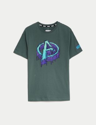 Pure Cotton Avengers™ Print T-Shirt (6-16 Yrs)