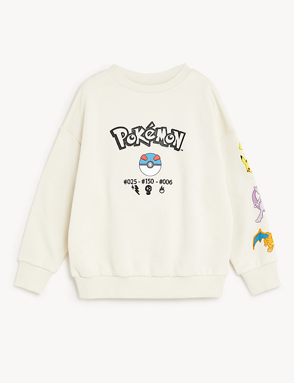 Cotton Rich Pokémon™ Sweatshirt (6-16 Yrs) - SG