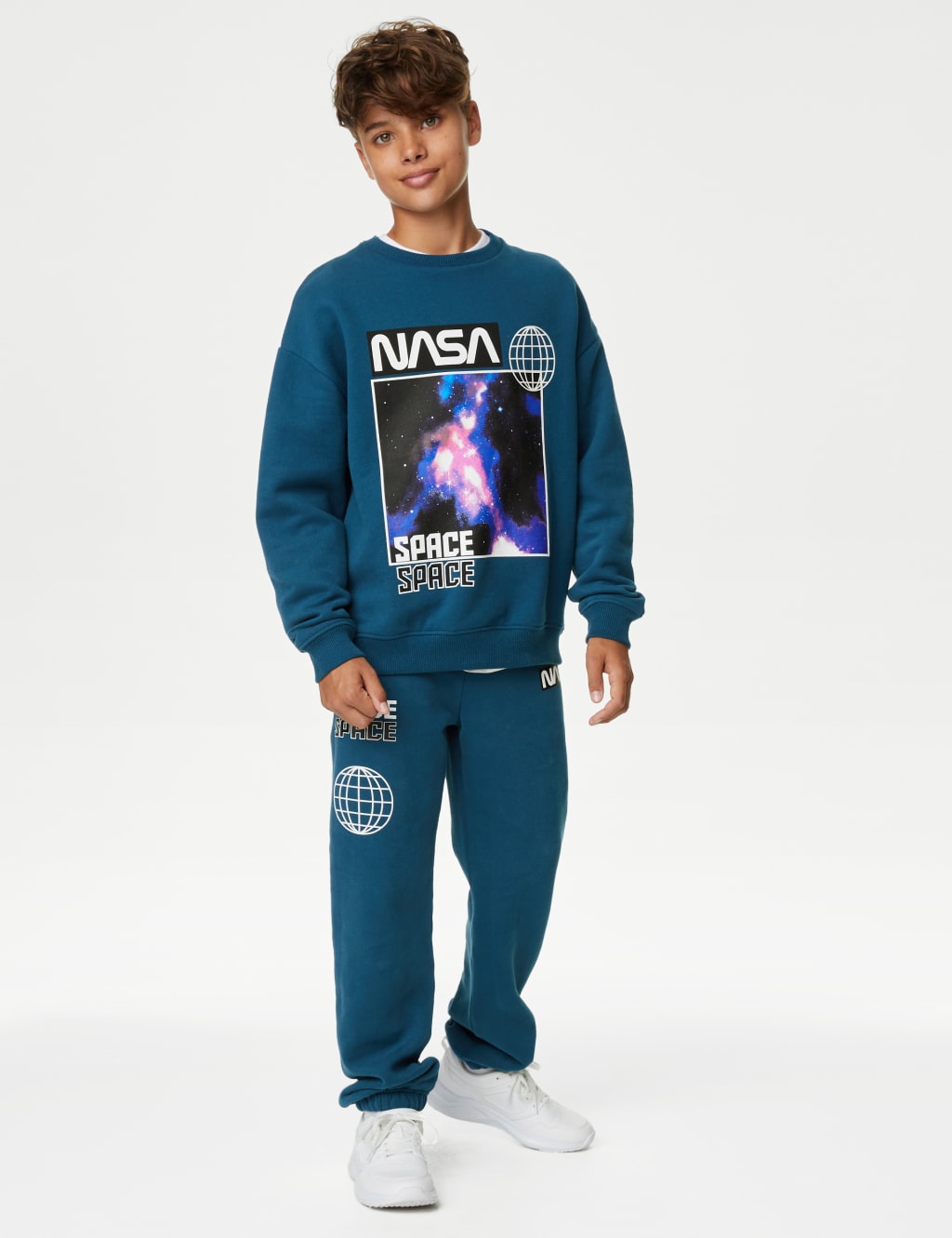 Light blue nasa sweatshirt clearance