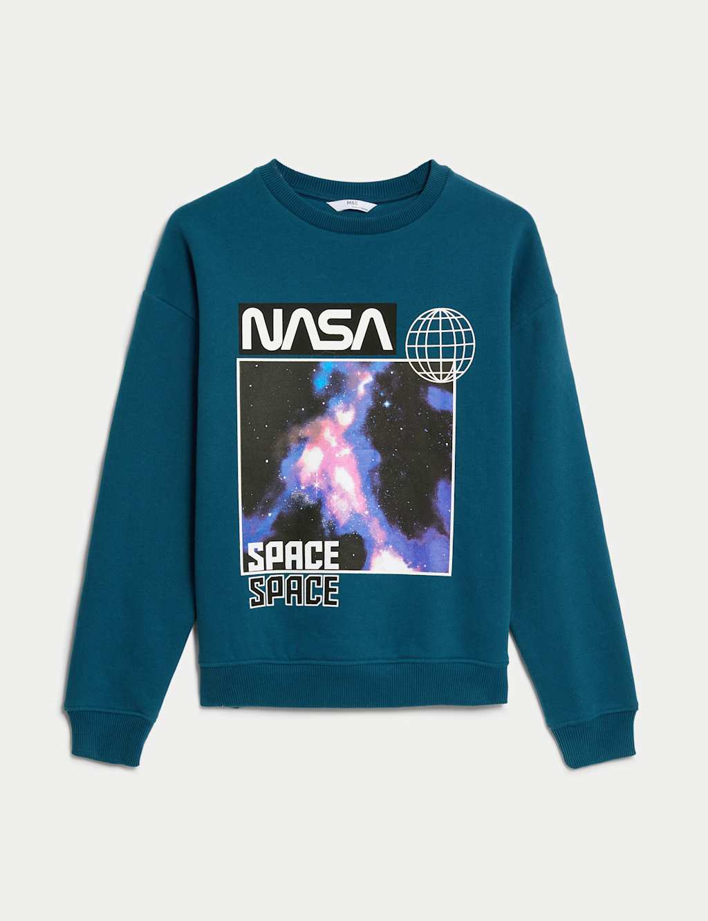Cotton Rich NASA™ Sweatshirt (6-16 Yrs) image 2