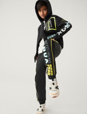 

Boys M&S Collection Cotton Rich Xbox™ Joggers (6-16 Yrs) - Black Mix, Black Mix