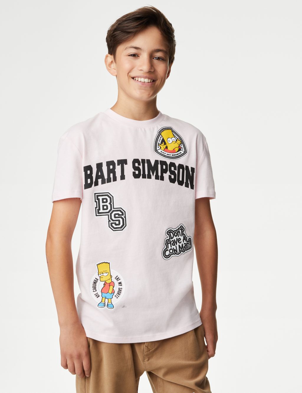 Pure Cotton The Simpsons™ T-Shirt (6-16 Yrs) image 1