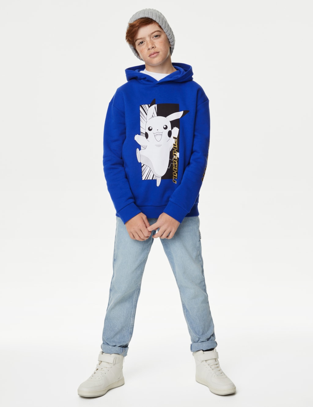 Cotton Rich Pokémon™ Hoodie (6-16 Yrs) image 2