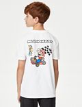 חולצת טי מכותנה טהורה עם עיטור Super Mario Brothers™‎ (16-6 שנים)