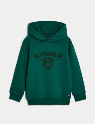 

M&S Collection Hoodie mit hohem Baumwollanteil und Harry Potter™-Motiv (6-16 J.) - Green, Green