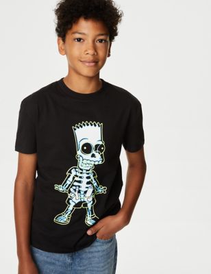Pure Cotton Bart Simpson™ T-Shirt (6-16 Yrs)