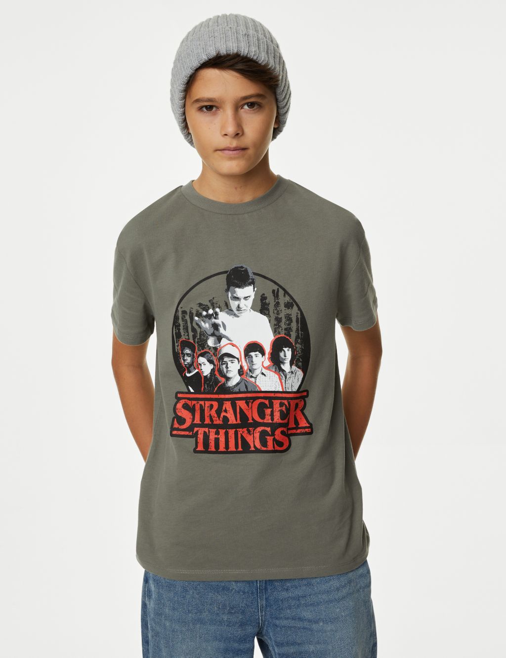 Pure Cotton Stranger Things™ T-shirt (6-16 Yrs) image 1