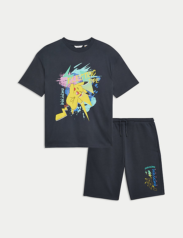 Cotton Rich Pokémon™ Top & Bottom Outfit (6-16 Yrs) - AT