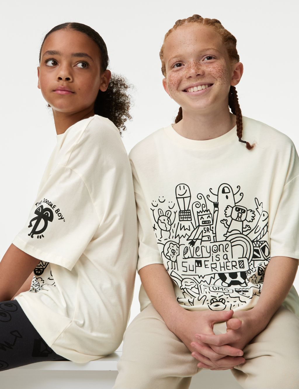 Pure Cotton The Doodle Boy™ T-Shirt (7-16 Yrs)