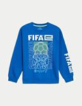 Katoenrijke sweater met FIFA™-gamingmotief (6-16 jaar)