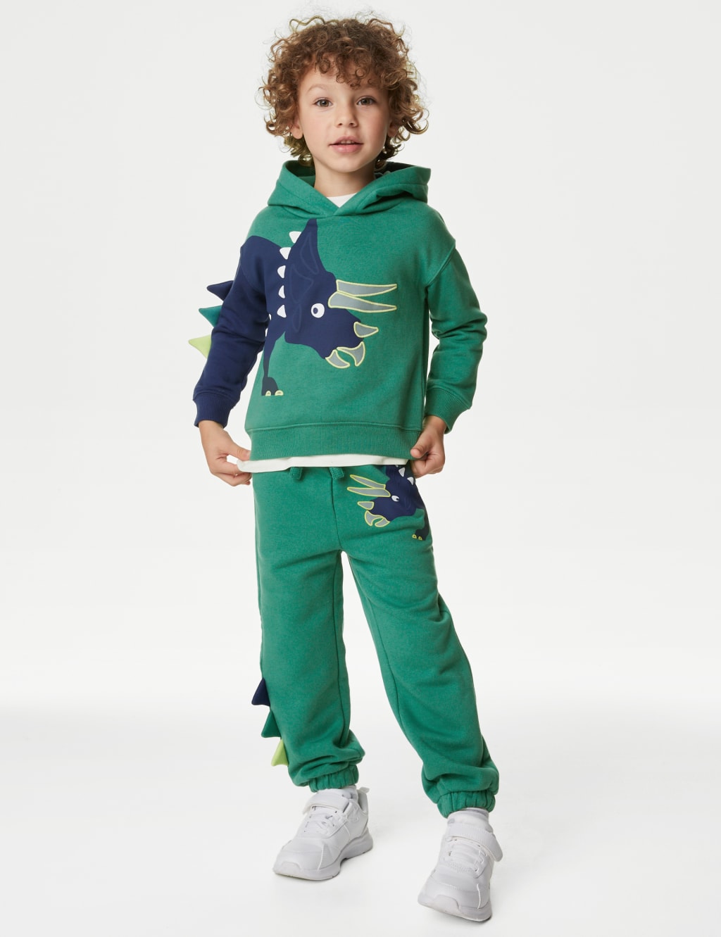 Cotton Rich Dinosaur Joggers (2-8 Yrs) image 1