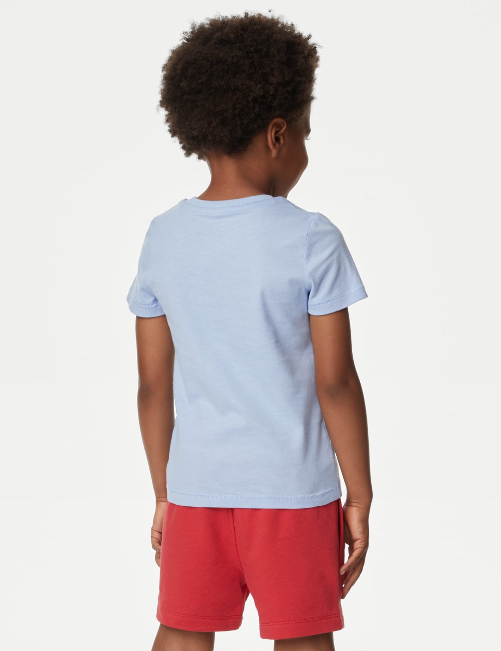 2pk Pure Cotton Skate & Plain T-Shirts (2-8 Yrs) image 3
