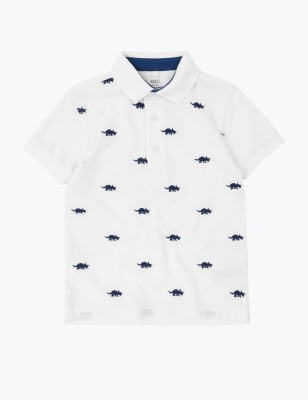 penguin white polo shirt