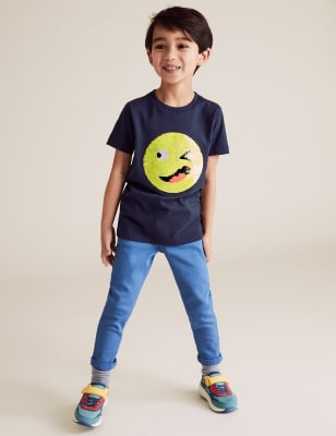 boys reversible sequin top