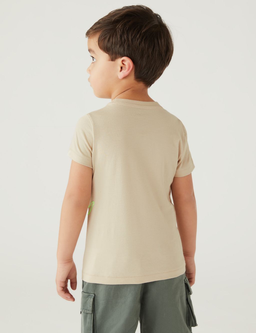 Pure Cotton Dinosaur T-Shirt (2 - 8 Yrs) image 3