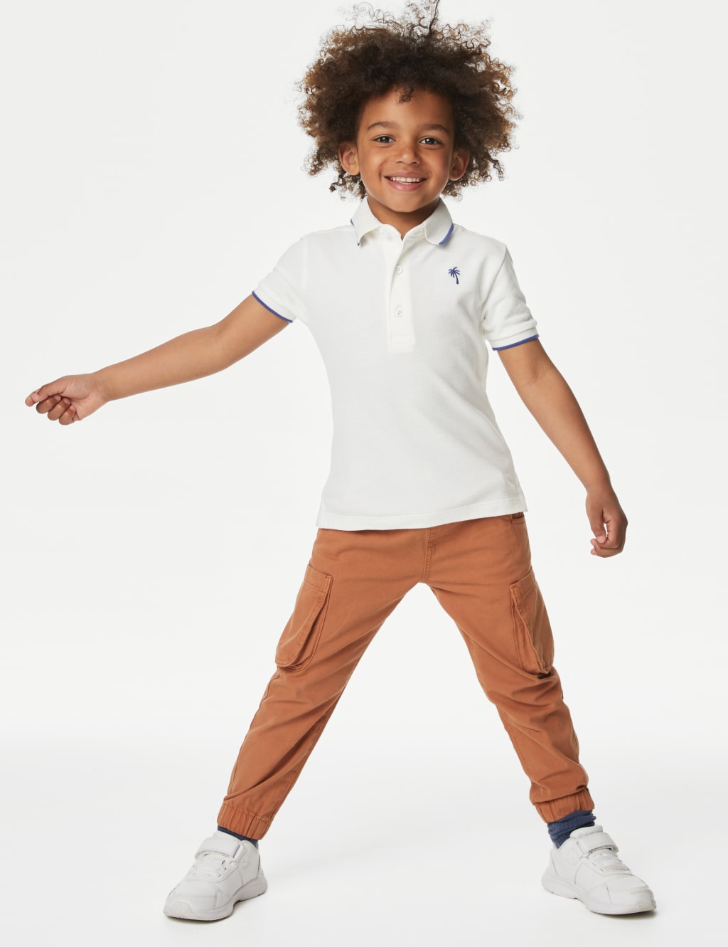 Pure Cotton Polo Shirt (2-8 Yrs) image 1