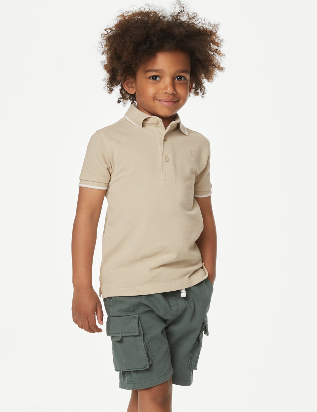 Pure Cotton Polo Shirt (2-8 Yrs) image 3