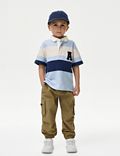 Pure Cotton Striped Rugby Shirt (2-8 Yrs)