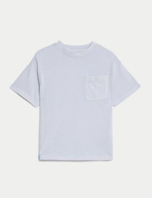 

Boys,Unisex,Girls M&S Collection Pure Cotton Garment Dyed T-Shirt (2-8 Yrs) - Lilac, Lilac