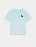 Camiseta 100% algodón con gráfico de dinosaurio (2-8&nbsp;años)