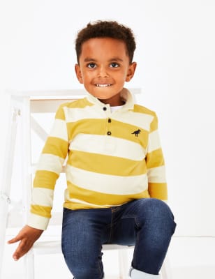 Pruhovan&eacute; polotriko ze 100% bavlny (3 měs&iacute;ce až 7 let)