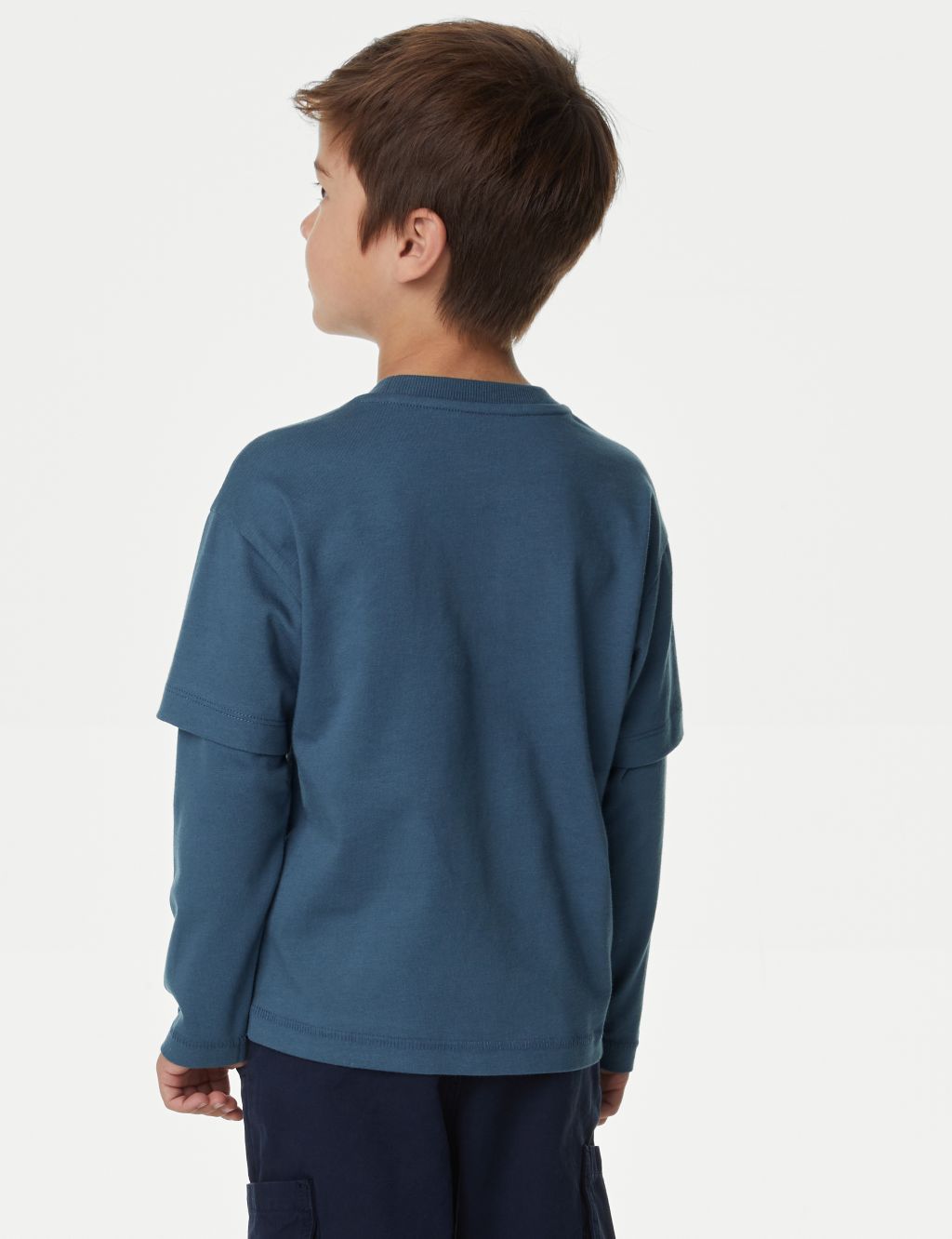 Pure Cotton Mock Sleeve Top (2-8 Yrs) image 4