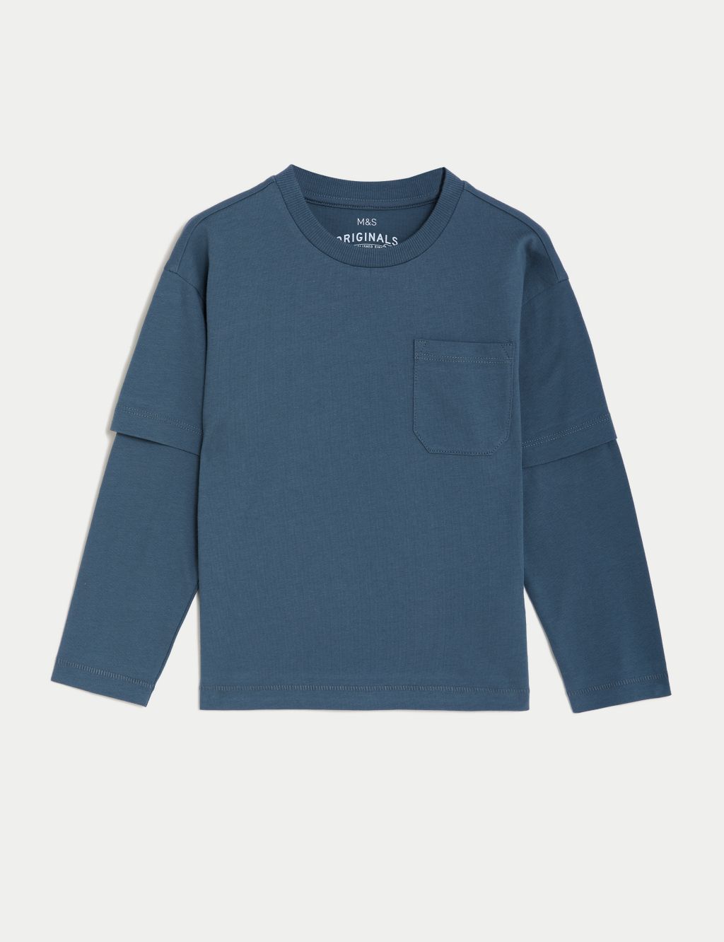 Pure Cotton Mock Sleeve Top (2-8 Yrs) image 2