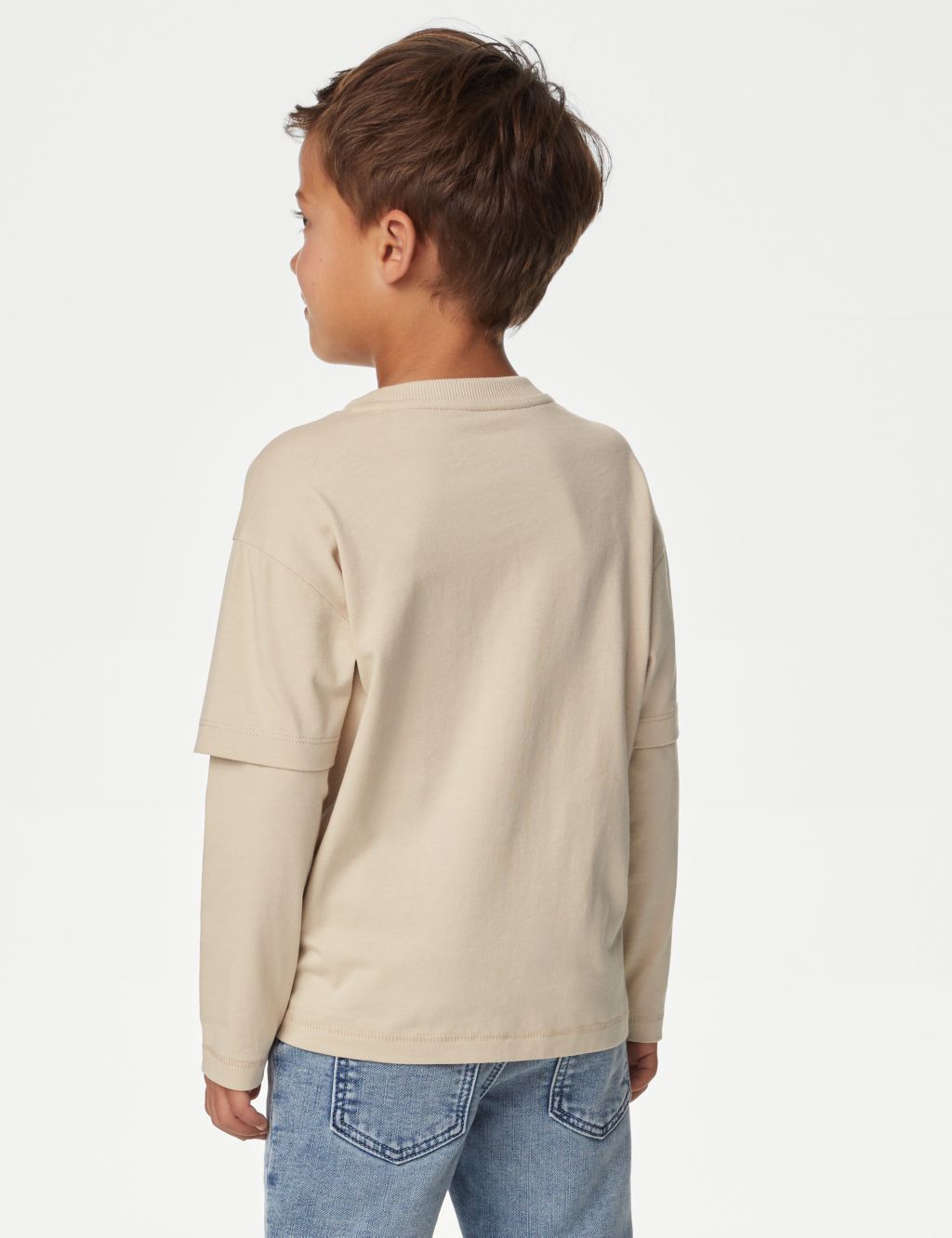 Pure Cotton Mock Sleeve Top (2-8 Yrs) image 4